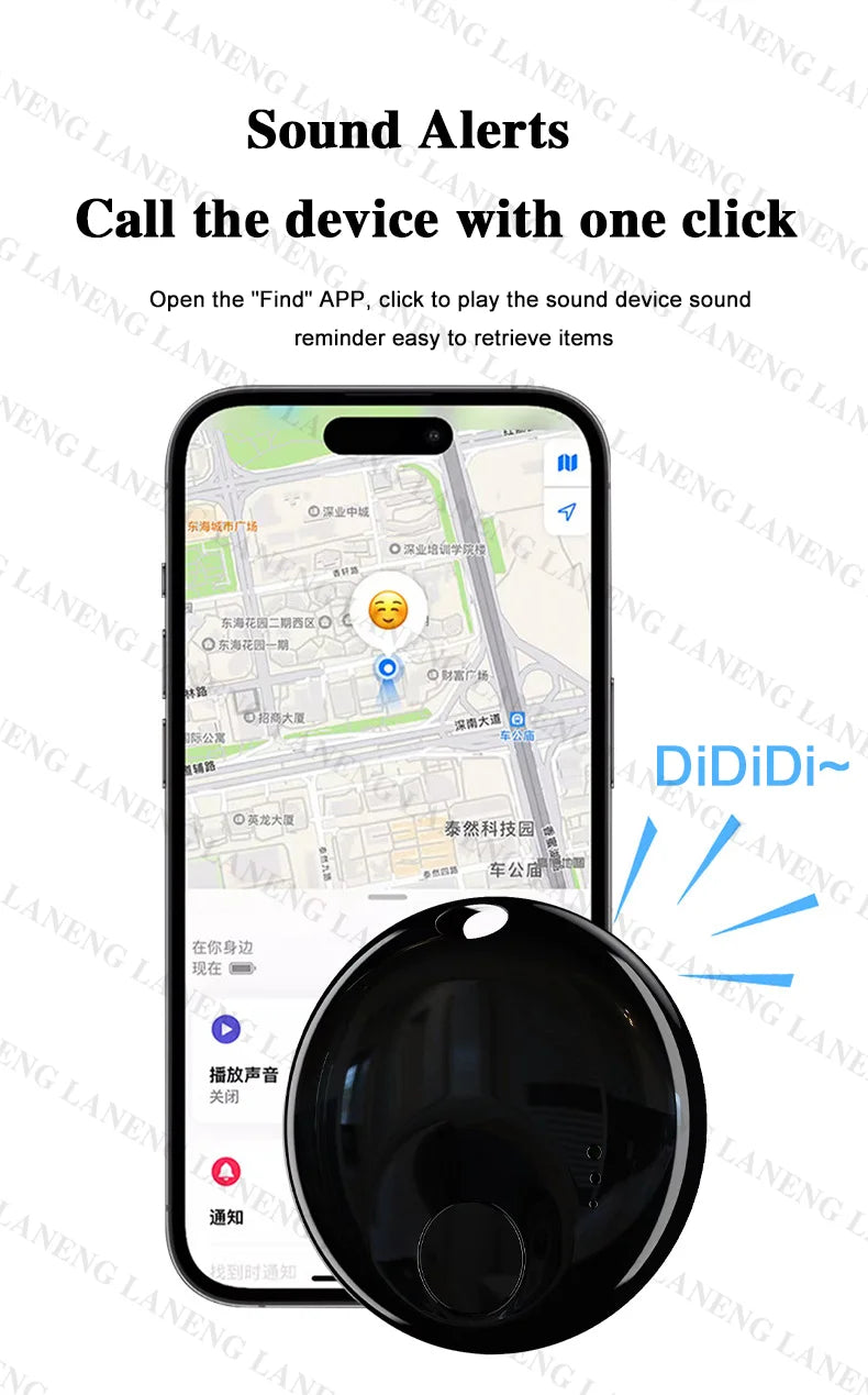 Apple AirTag - Traceur GPS pour enfants et animaux, accessoire voiture, gadget sans carte SIM, porte-clé pratique, collier GPS chat, localisateur multifonction pour objets perdus