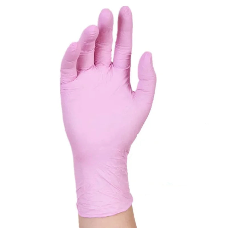 Lot de 100 gants jetables en nitrile sans latex non stériles sans latex