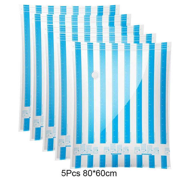 Nous Fini les gros volumes de vêtements et couverture !!!!!! sac pour la nourriture. Profitez de ces sacs fonctionnent avec compression pour gagner de l’espace. Ils réduit de plus de moitié les vêtements et augmente, d'autre part, la quantité d'espace disponible dans vos armoire, tiroir