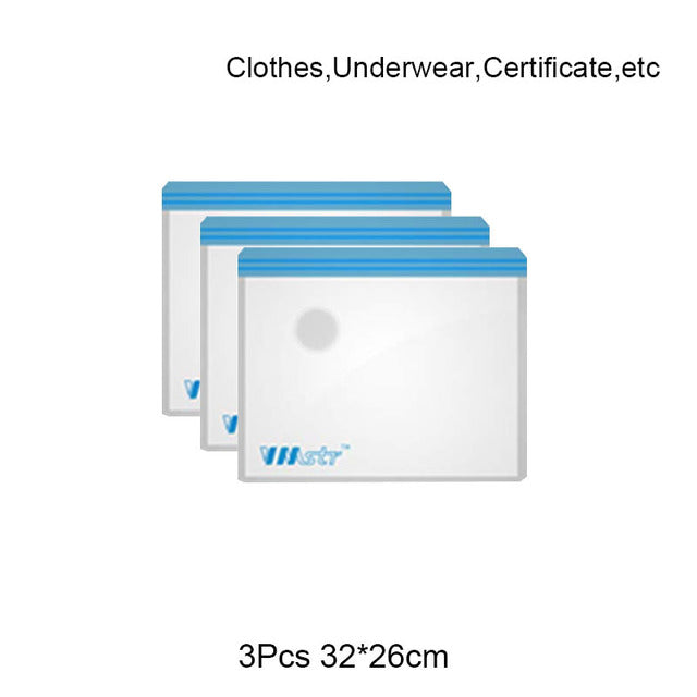 Nous Fini les gros volumes de vêtements et couverture !!!!!! sac pour la nourriture. Profitez de ces sacs fonctionnent avec compression pour gagner de l’espace. Ils réduit de plus de moitié les vêtements et augmente, d'autre part, la quantité d'espace disponible dans vos armoire, tiroir