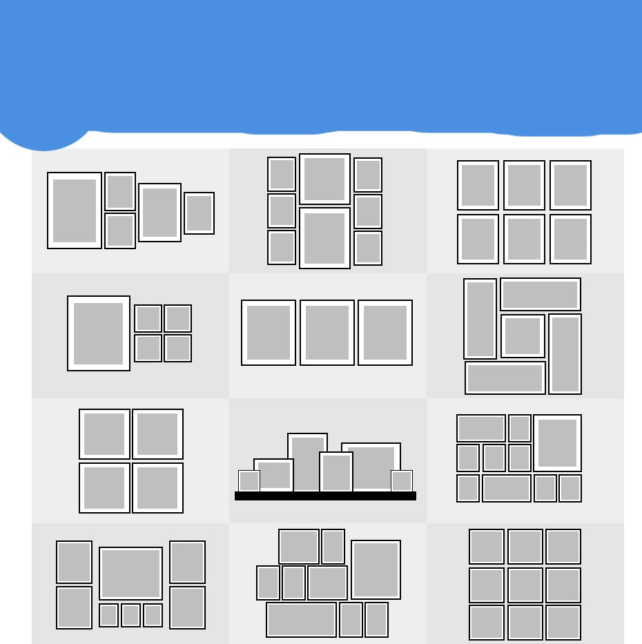 Toile avec cartes de villes, Organisation