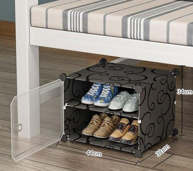 1 boites noires avec portes transparentes