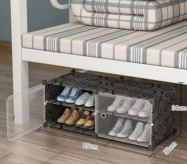 2 boites noires avec portes transparentes