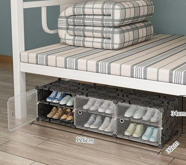 3 boites noires avec portes transparentes